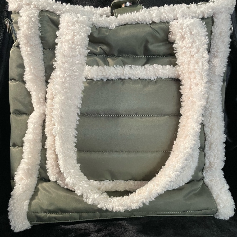 Unbranded fuzzy tote